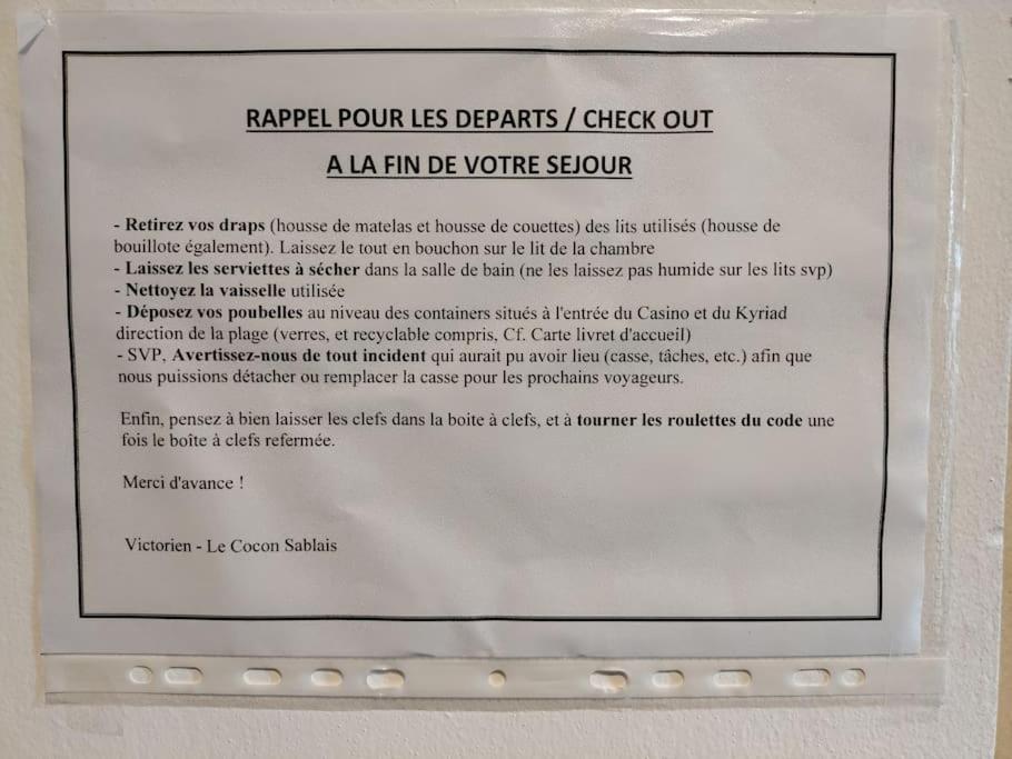 Le Sunny Duplex Hypercentre La Plage A 2 Pas ! Les Sables-dʼOlonne Екстериор снимка